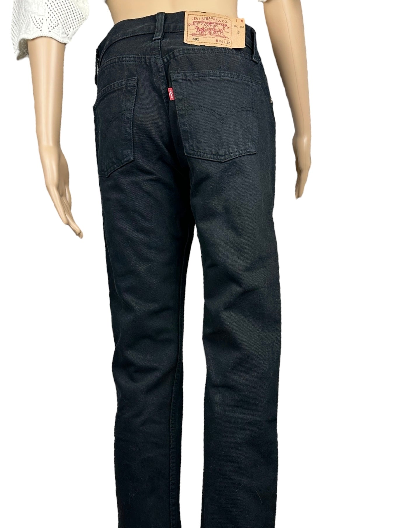 Vaqueros Levi's 501 negros para mujer