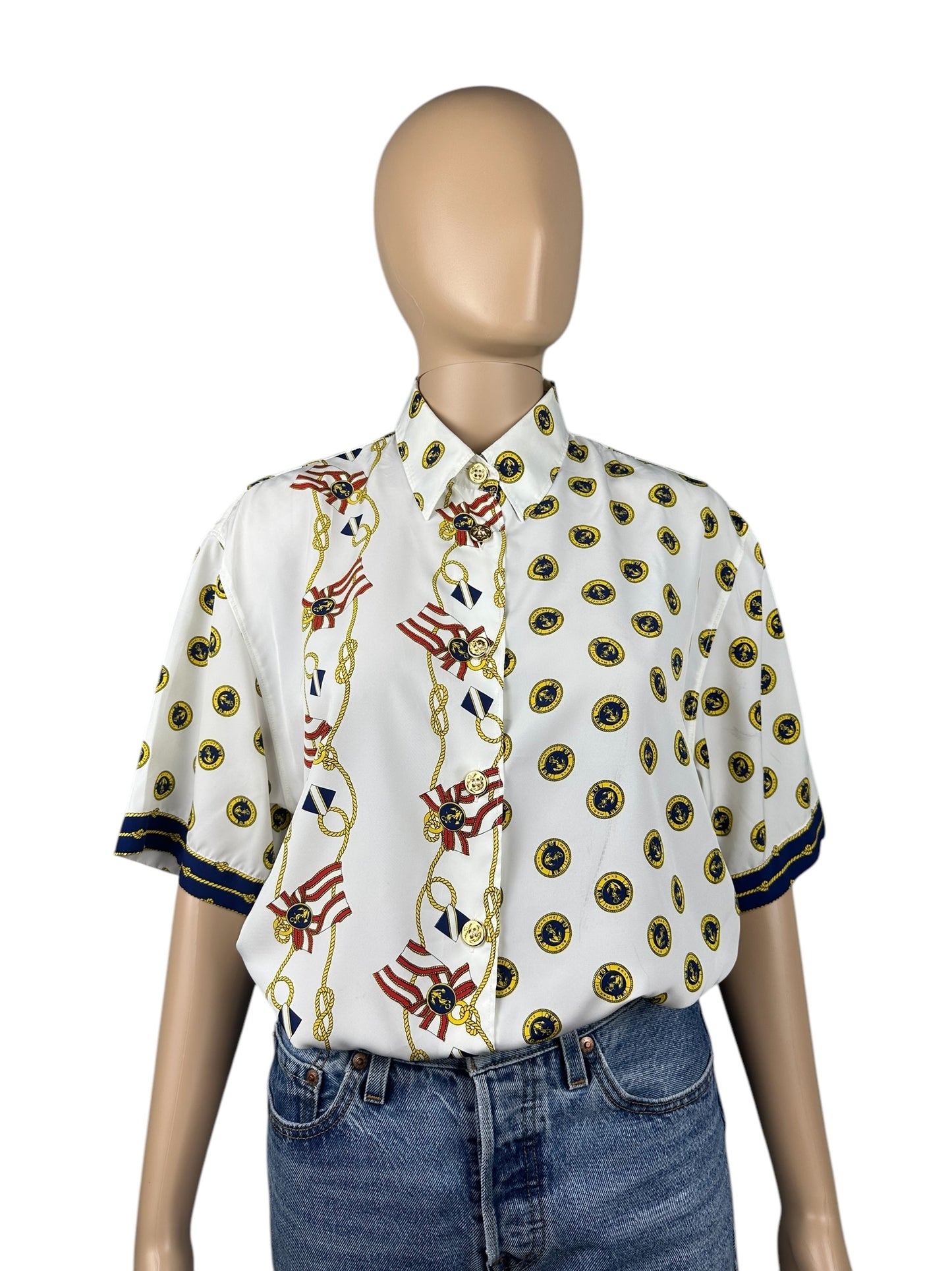 Women's nautical pattern shirt
