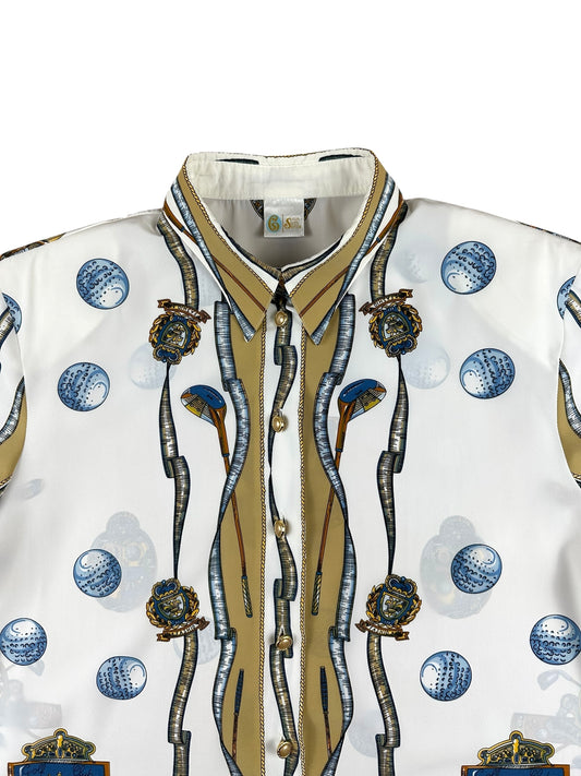 Camicia da donna a maniche corte– abbigliamento vintage - vestiti vintage