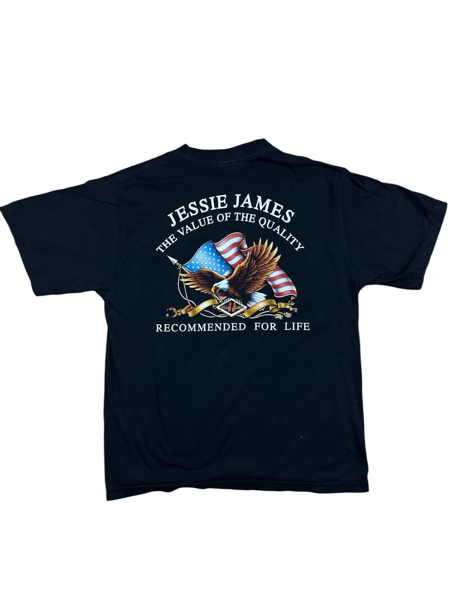 T-shirt vintage da motociclista