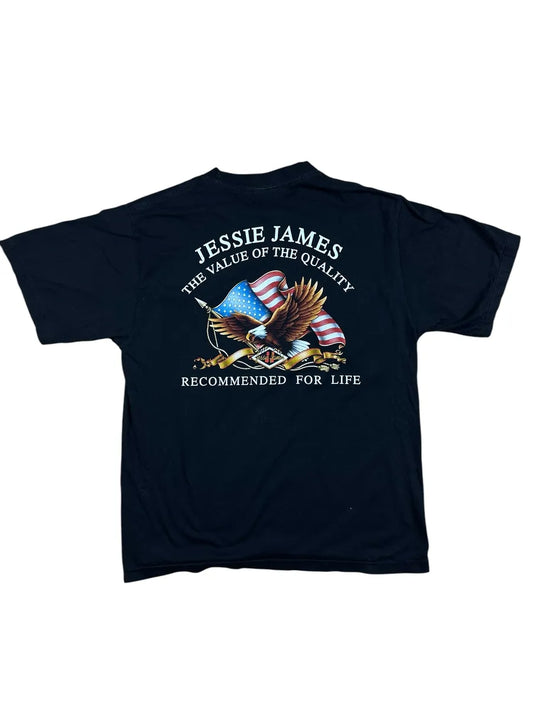 T-shirt vintage da motociclista