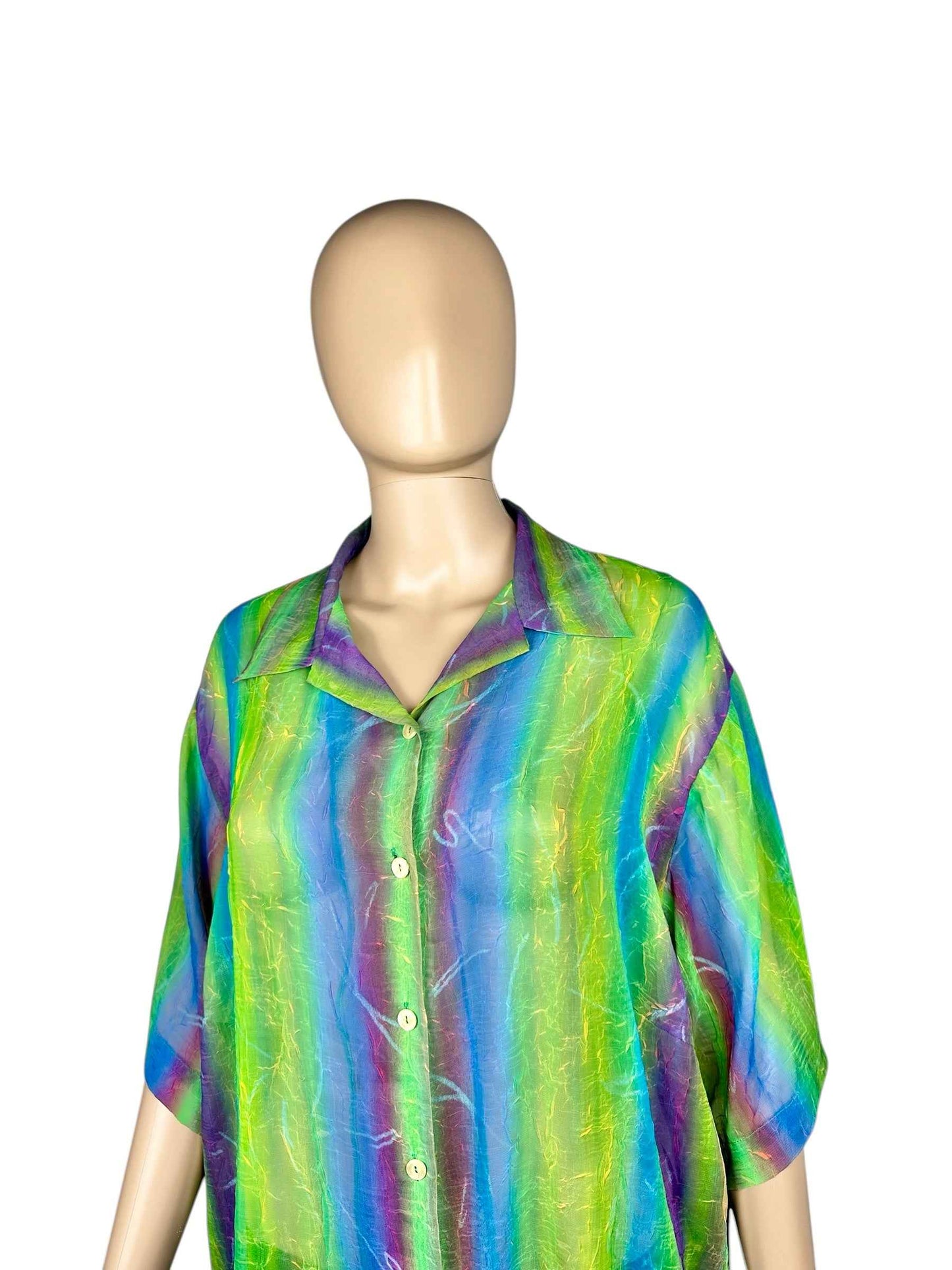 Camicia da donna con fantasia a righe