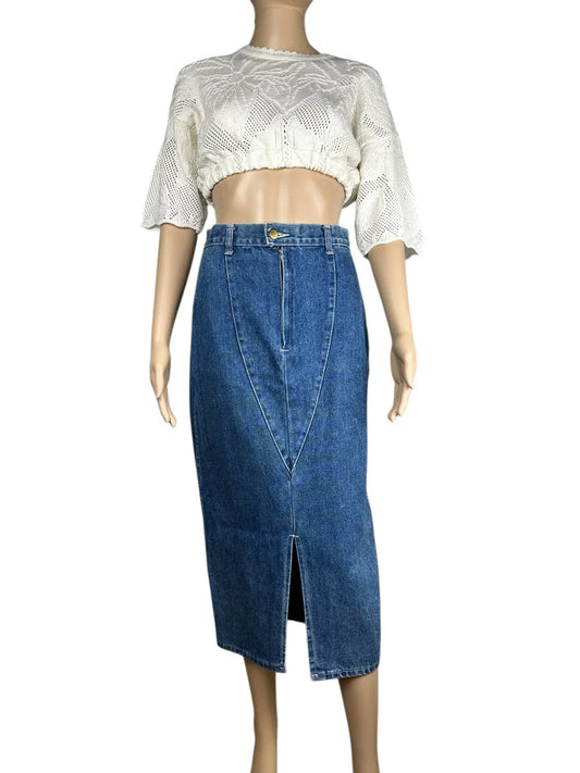 Gonna jeans lunga anni 90