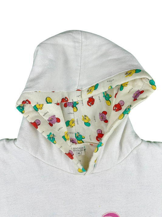 Felpa da donna con cappuccio anni 90– abbigliamento vintage - vestiti vintage