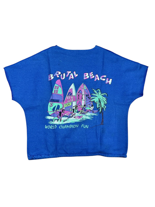 Felpa da spiaggia a maniche corte - Yup Vintage