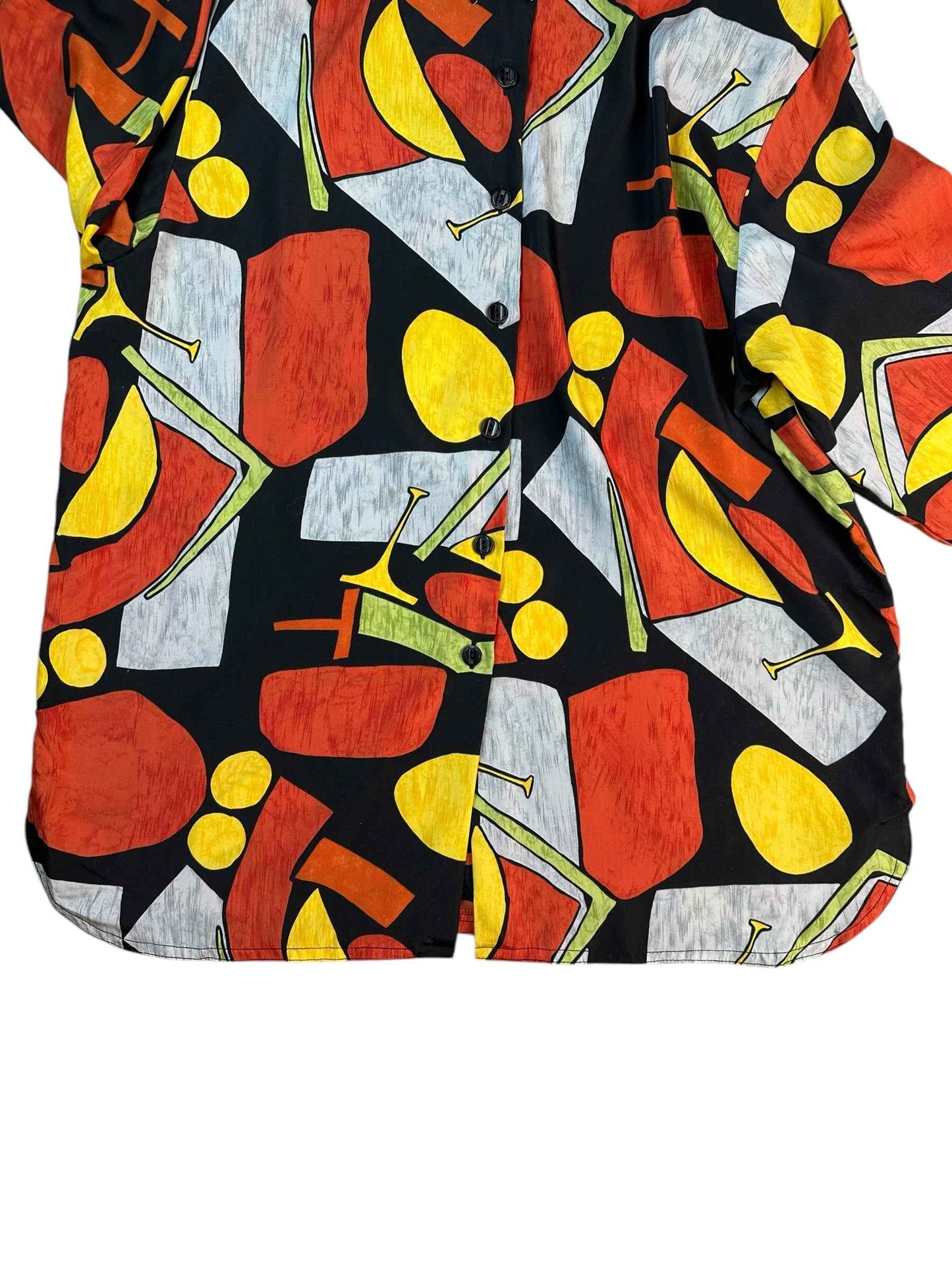 Camicia da donna a fantasia geometrica