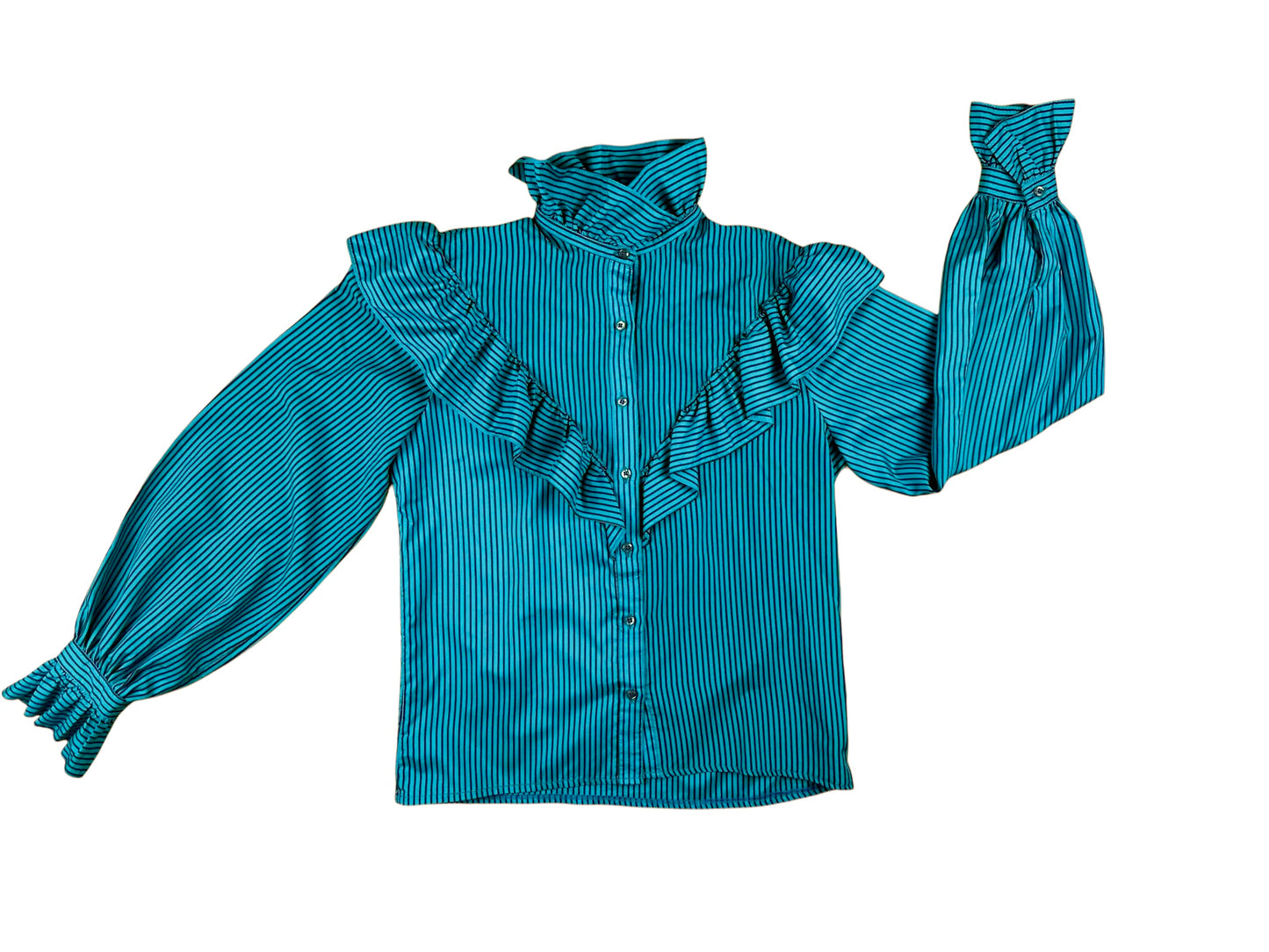 Camisa con volantes de mujer