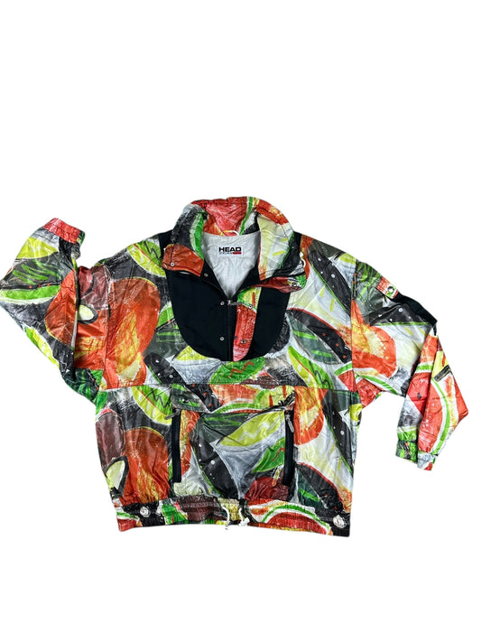 Giubbotto a sacca da uomo Head Sportswear a fantasia– abbigliamento vintage - vestiti vintage