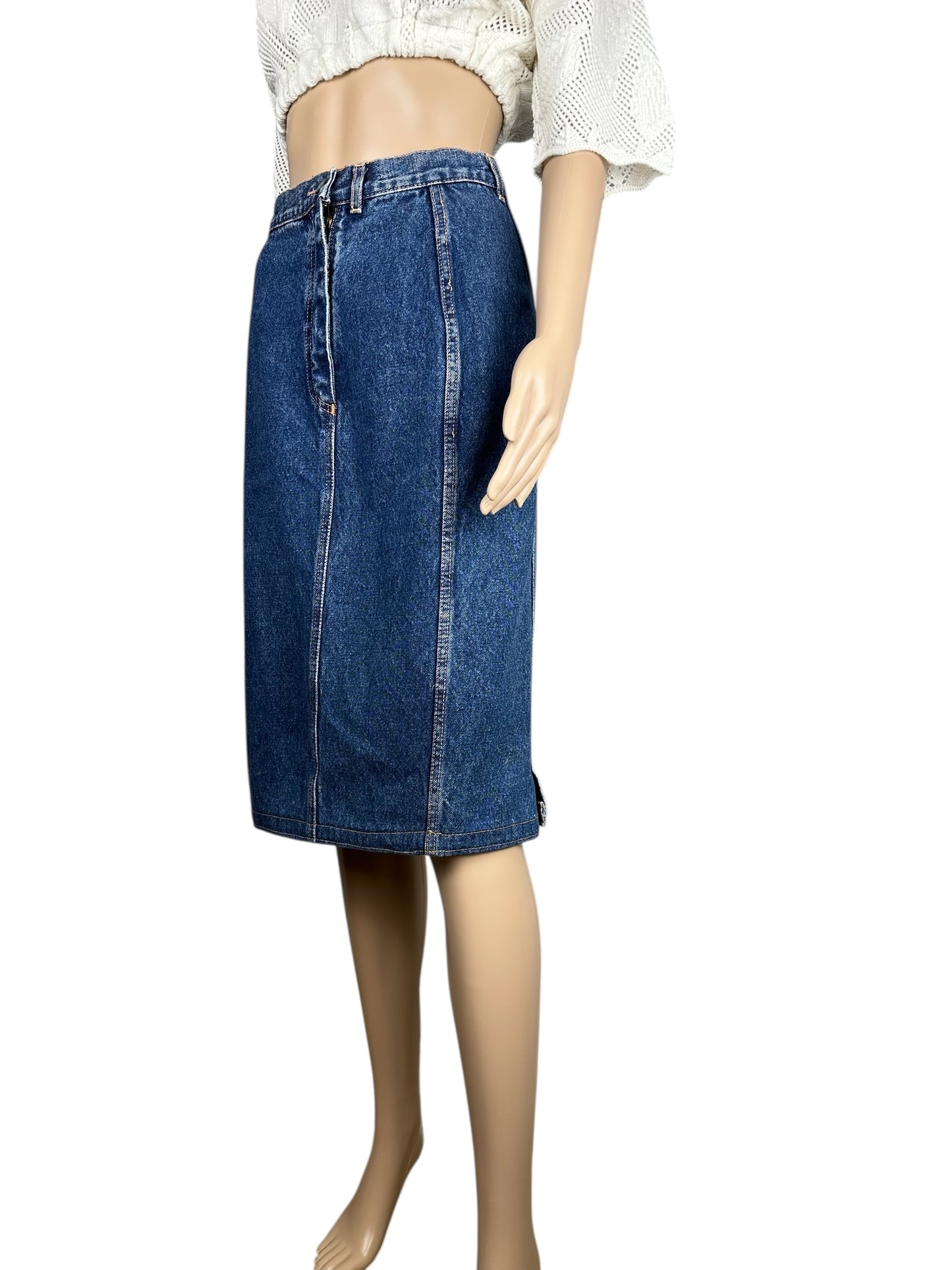 Gonna jeans Oppio– abbigliamento vintage - vestiti vintage