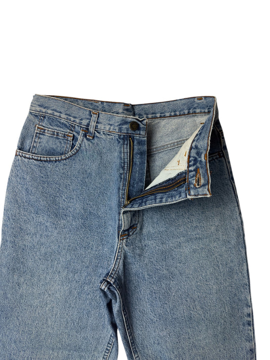 Jeans vintage da donna con piccoli ricami– abbigliamento vintage - vestiti vintage