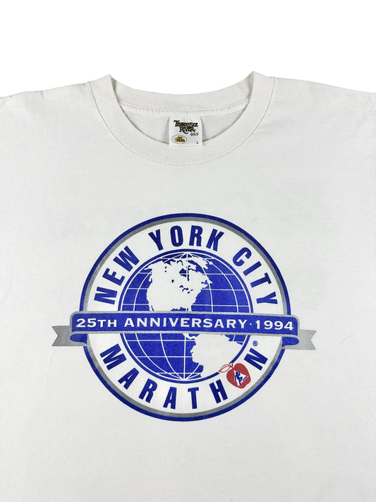 T-Shirt da Uomo Vintage Maratona di New York 1994 (25th Anniversary) Originale - abbigliamento e vestiti vintage
