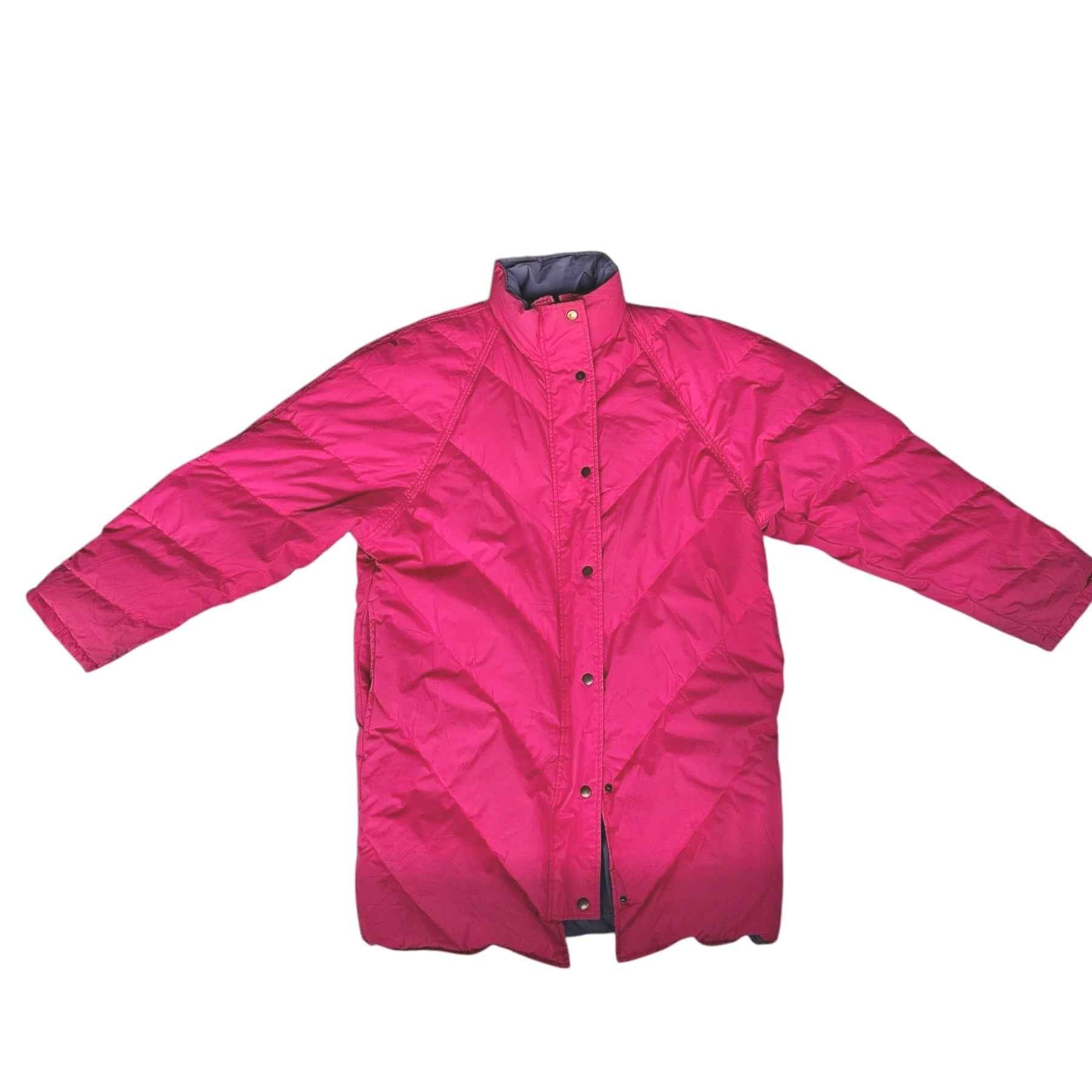 Cappotto lungo double-face in vera piuma