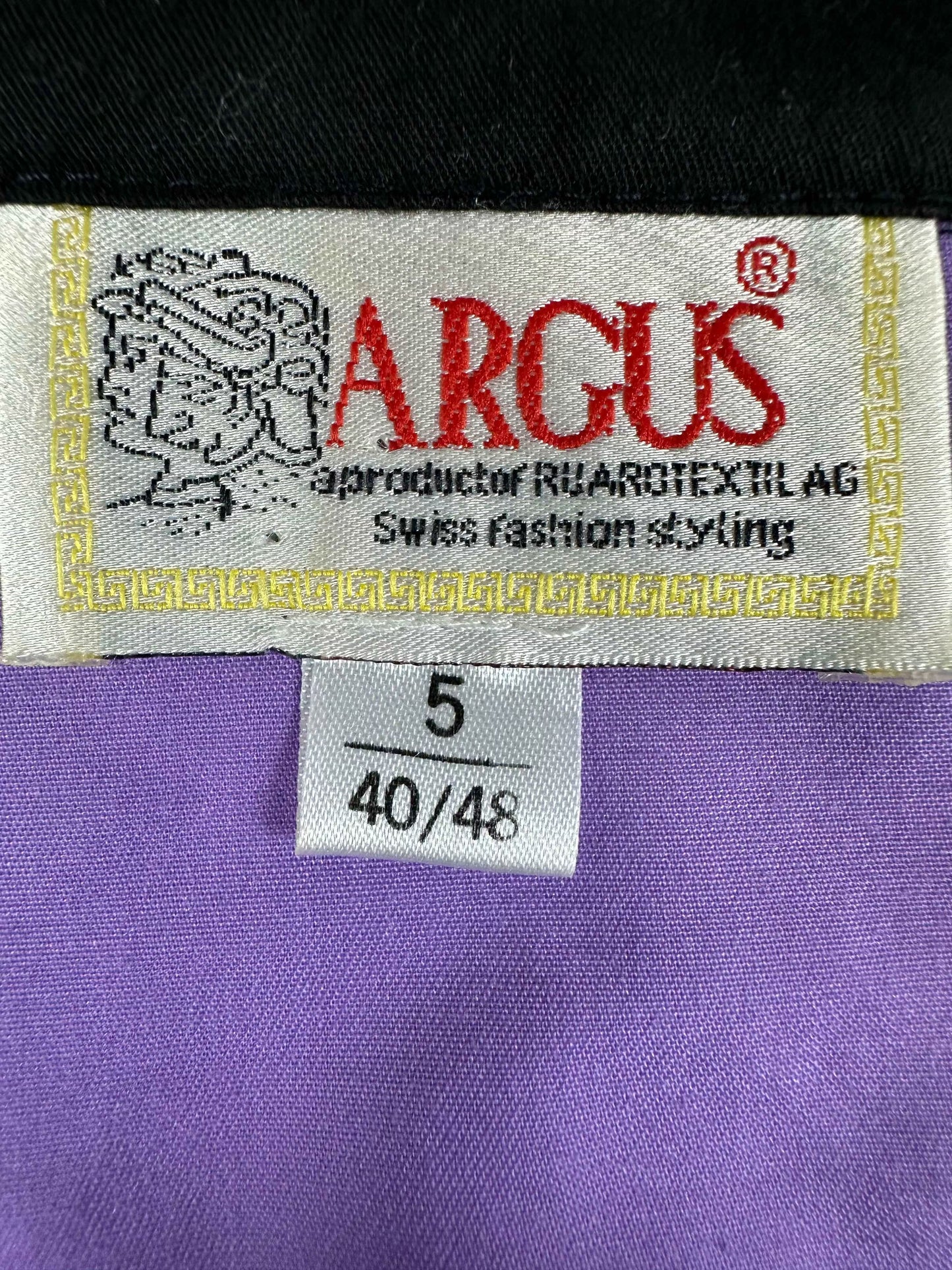 Giacchetto tuta vintage anni ’90 lilla con inserti verde acqua e neri