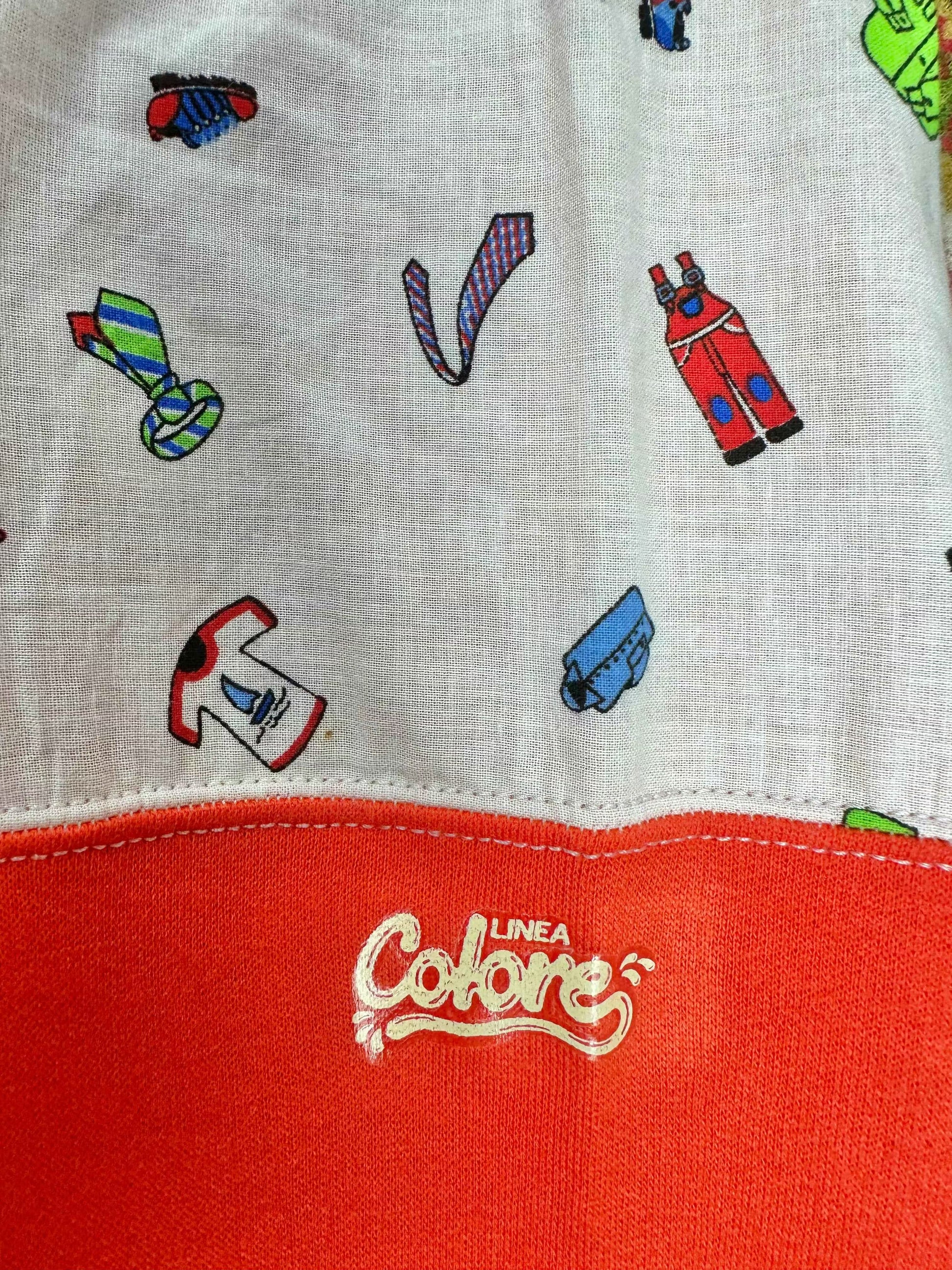 Felpa vintage anni ’90 arancione con collo alto