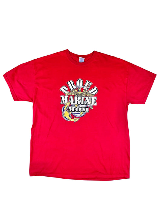 T-shirt American vintage Proud Marine Mom