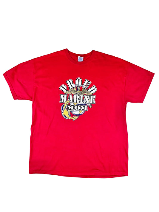 T-shirt American vintage Proud Marine Mom