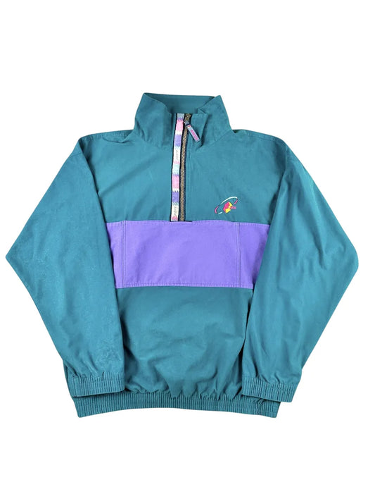 Felpa vintage unisex mezza zip Made in Italy firmata Ande