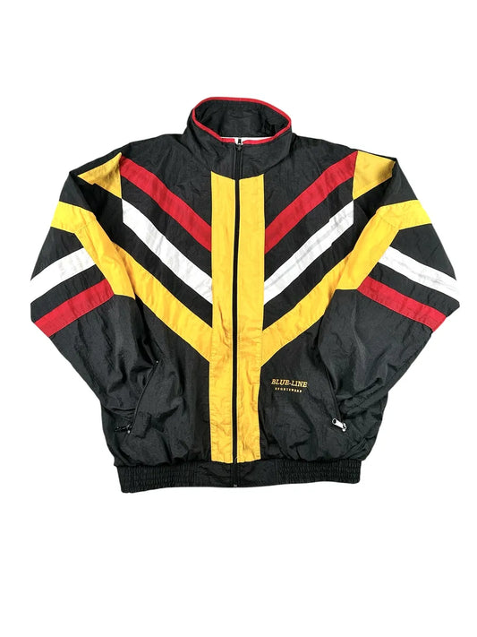 Giacca di tuta vintage anni '90 multicolor - Made in Switzerland