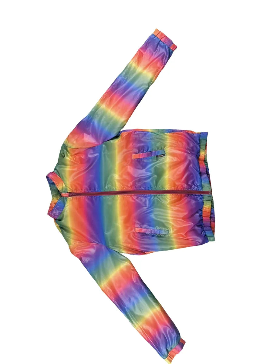 Giacchetto Tuta Vintage Acetato Arcobaleno Palomino – Multicolor - abbigliamento e vestiti vintage