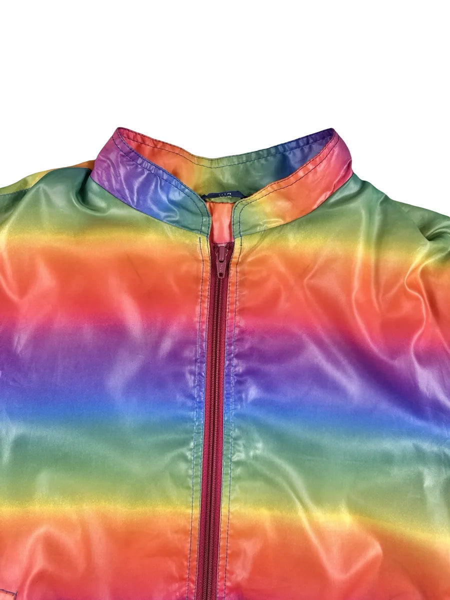 Giacchetto Tuta Vintage Acetato Arcobaleno Palomino – Multicolor - abbigliamento e vestiti vintage