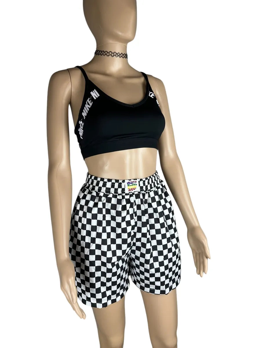 Shorts da donna a scacchi