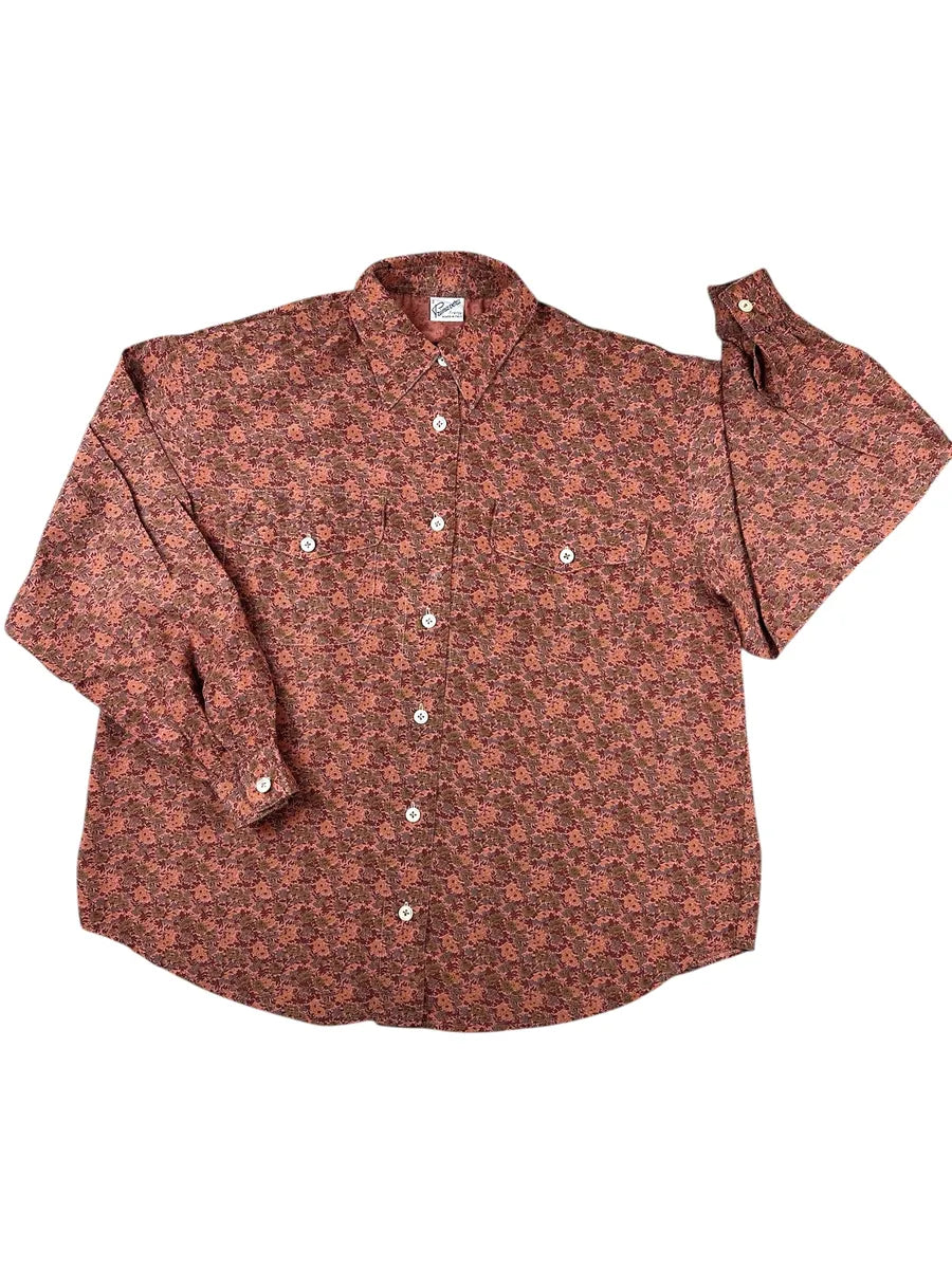 Camicia vintage donna a fantasia floreale Primavera