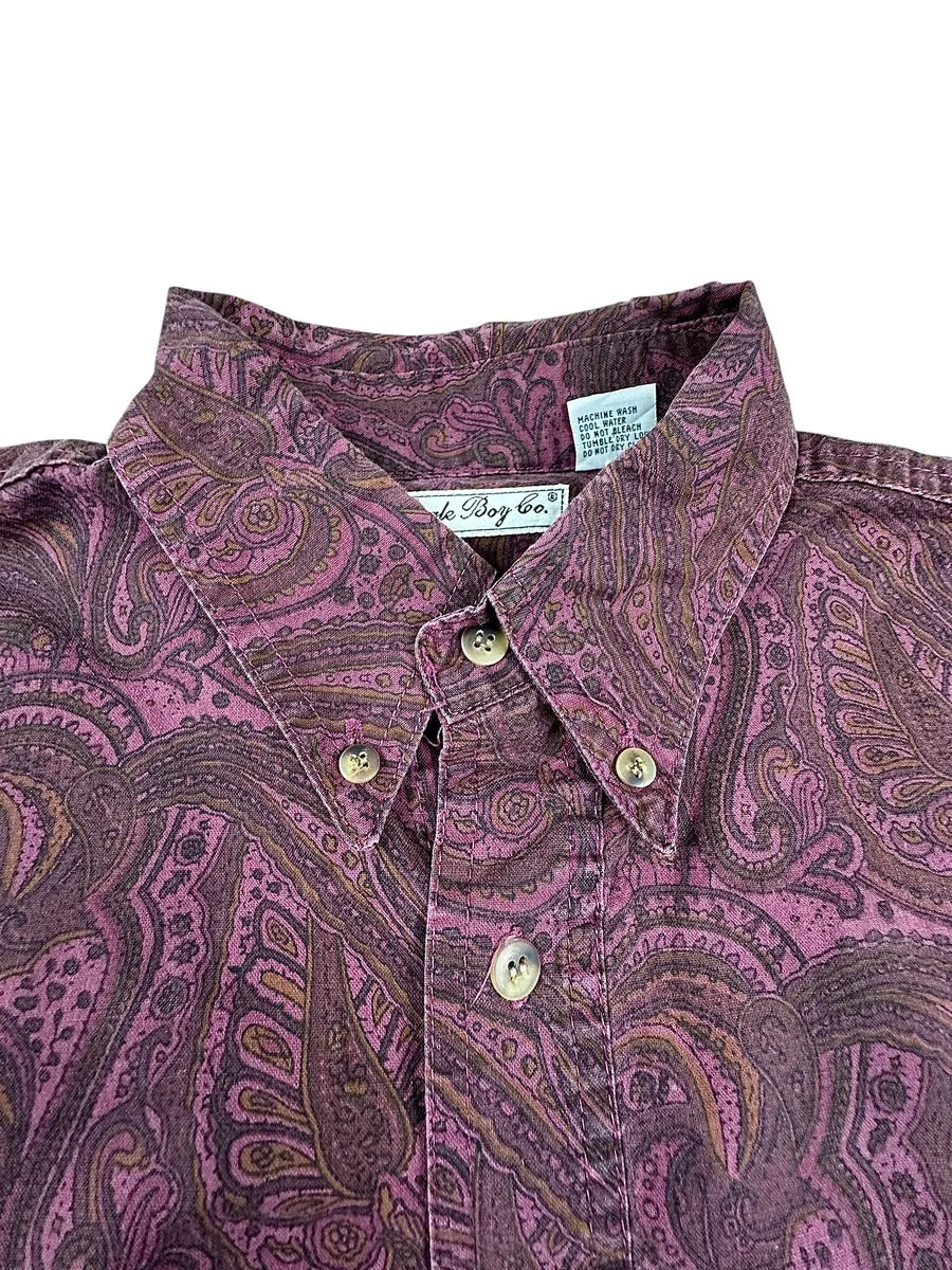 Camicia vintage da uomo con motivo Paisley