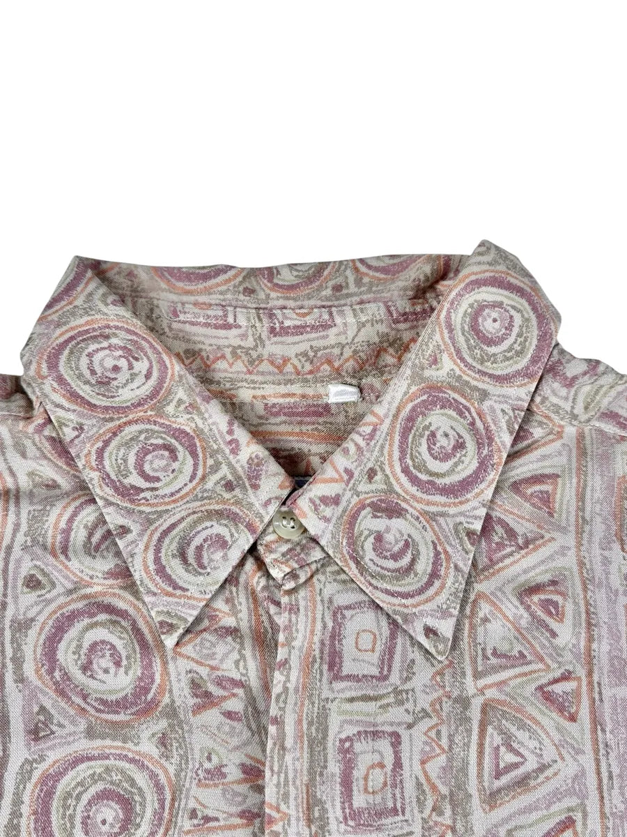 Camicia da donna vintage a fantasia