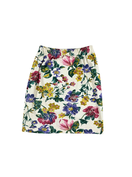 Minigonna vintage Frapp a fantasia floreale