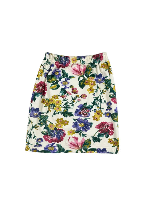 Minigonna vintage Frapp a fantasia floreale