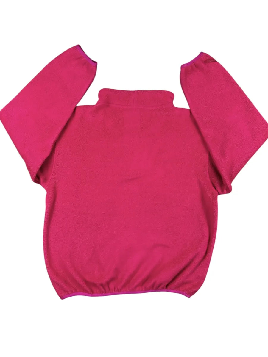 Pile vintage anni '90 Murphy&Nye fucsia con colletto blu