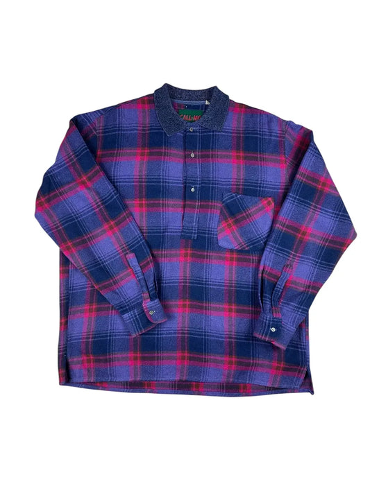 Camicia in flanella vintage da uomo anni ’90 a quadri