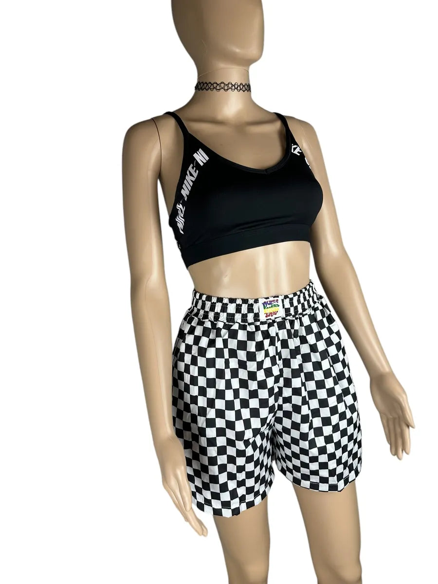 Shorts da donna a scacchi