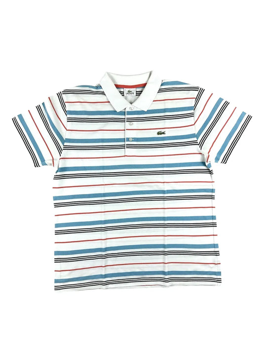 Polo Lacoste vintage da uomo a righe