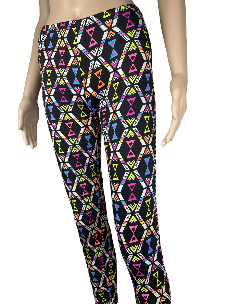Leggings vintage a fantasia anni '90