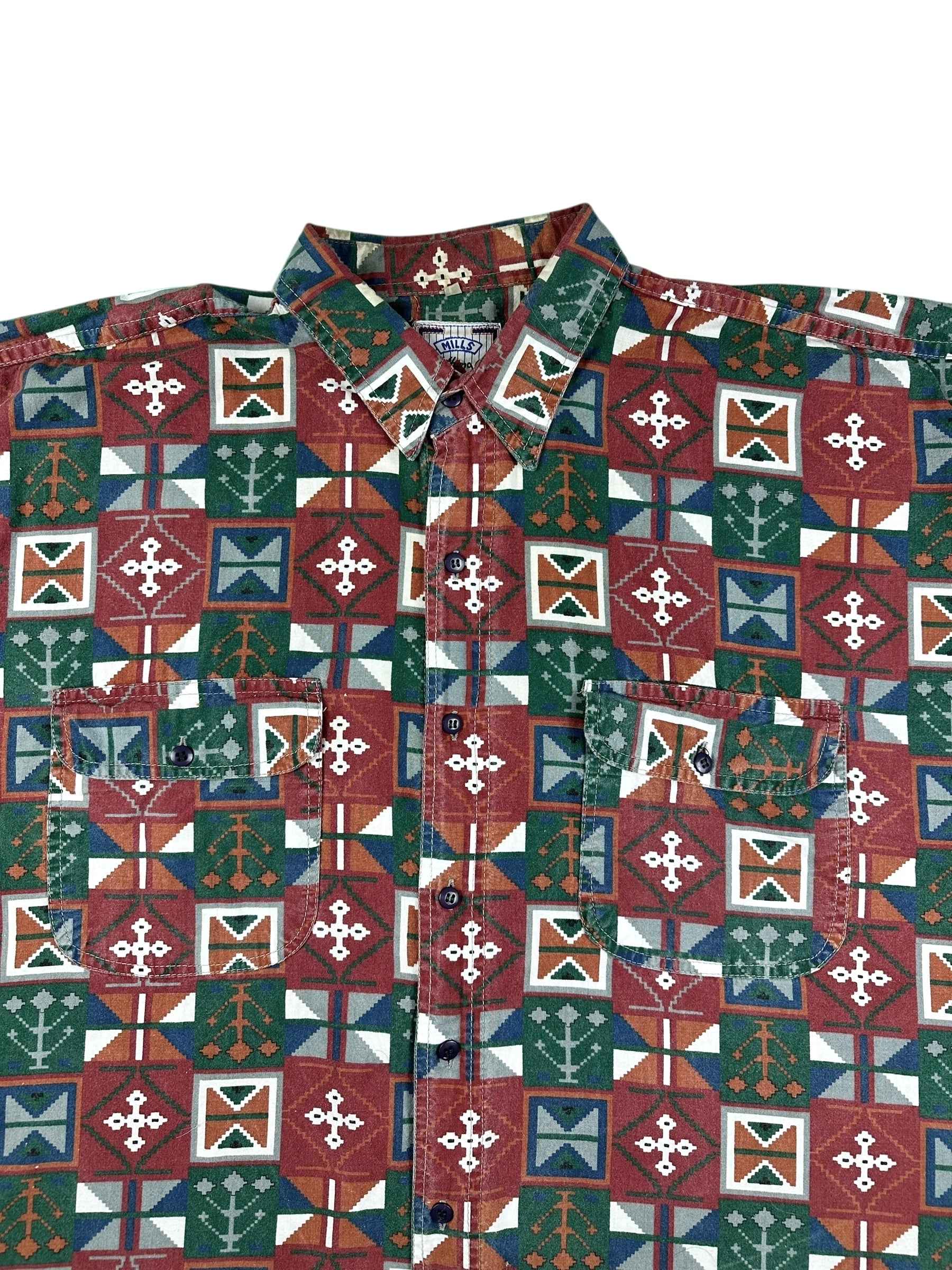 Camicia da uomo a fantasia