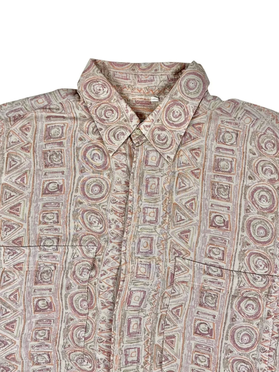 Camicia da donna vintage a fantasia