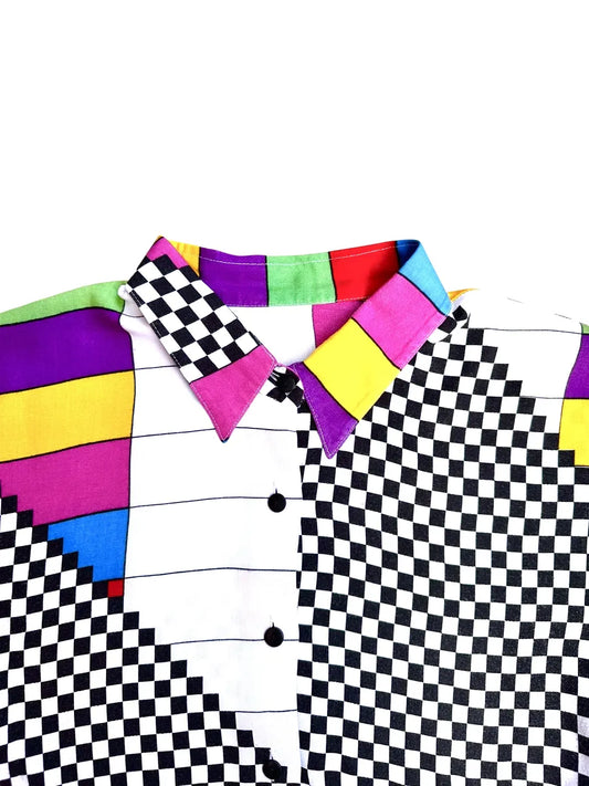 Camicia crop da donna