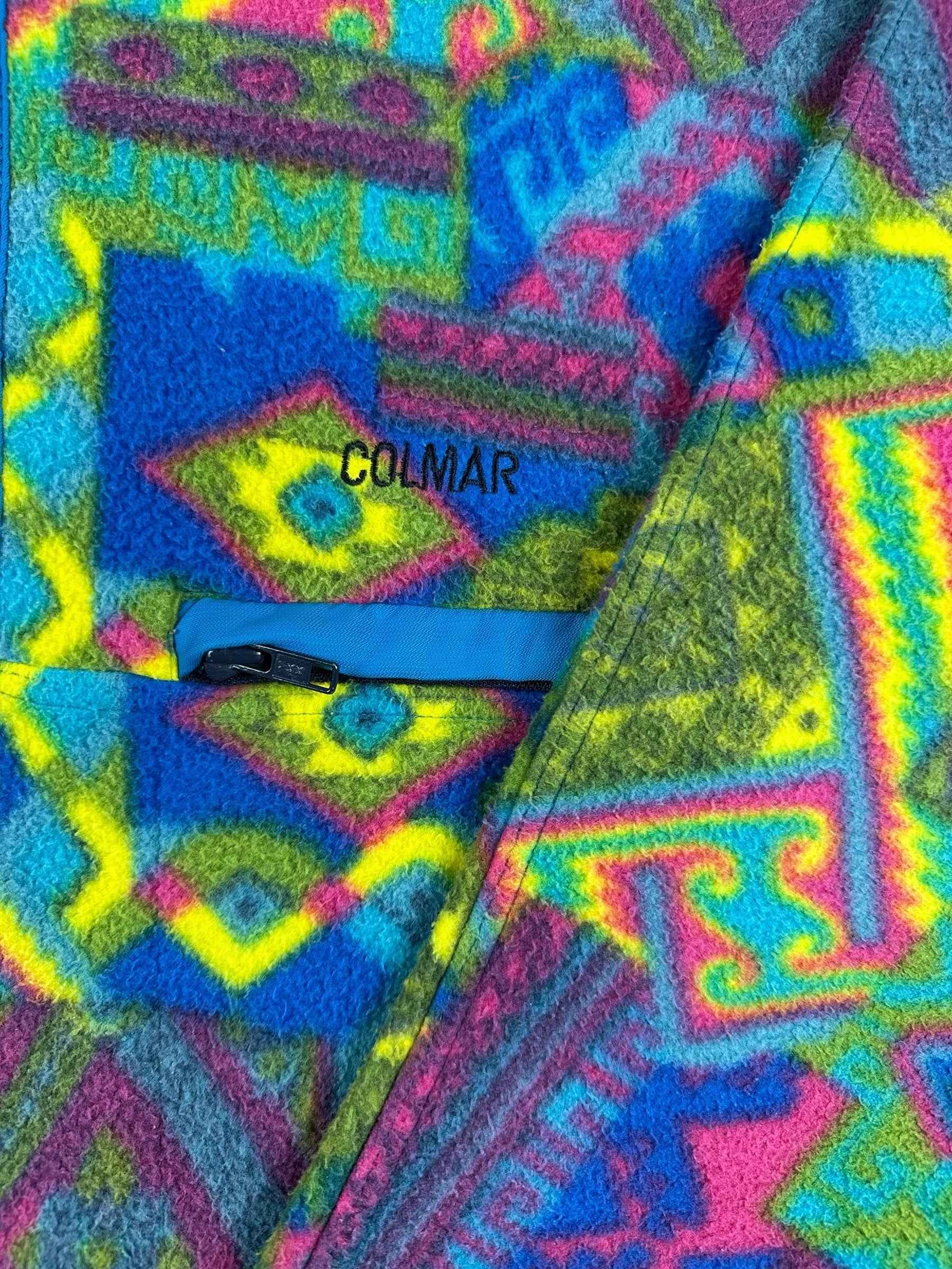 Pile vintage Colmar anni ’90 a fantasia geometrica