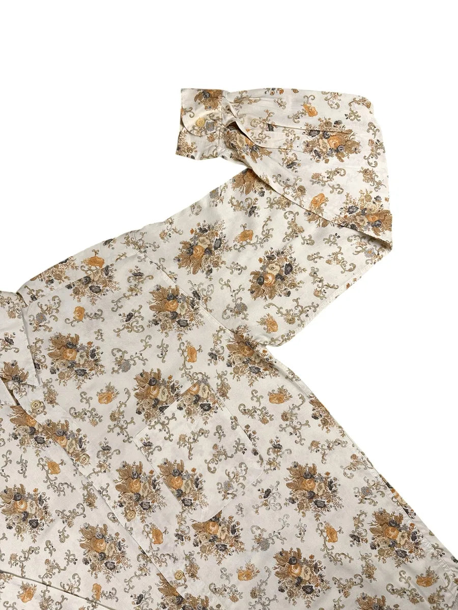 Camicia vintage da uomo a fantasia floreale Bellini