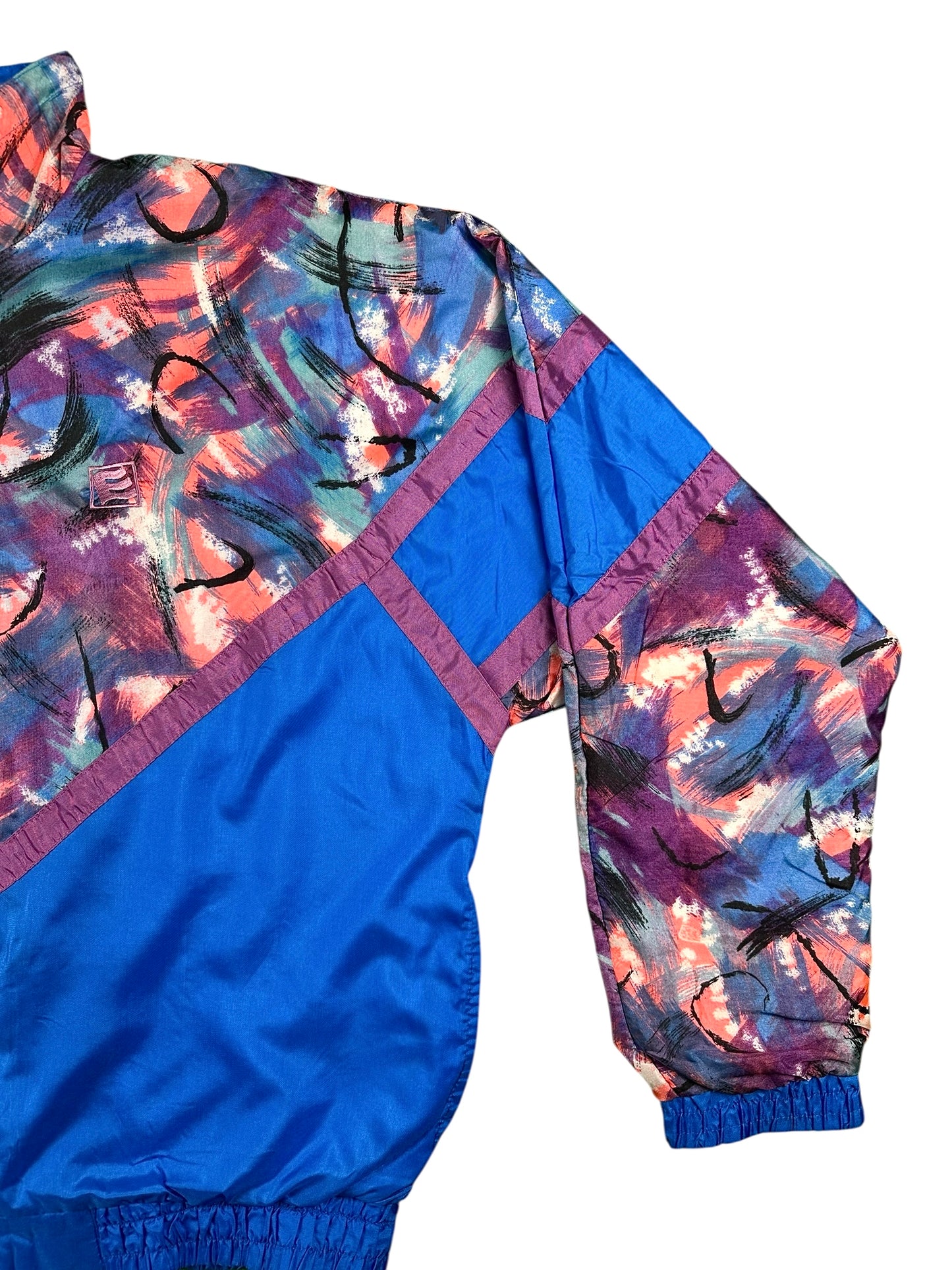 Emulate - Rompevientos estilo Miami vintage de los 90, talla XS (extragrande)