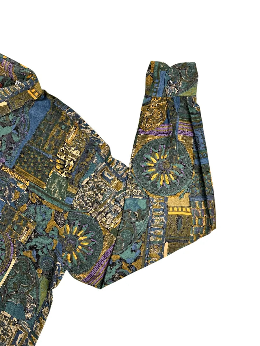 Camicia vintage uomo a fantasia Made in Italy - Dino Erre