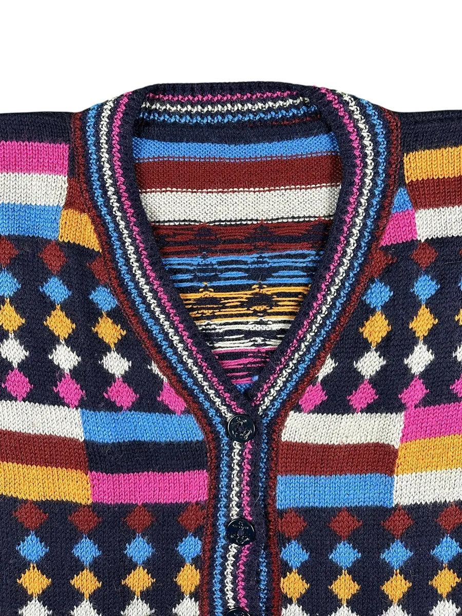 Cardigan vintage sartoriale da donna