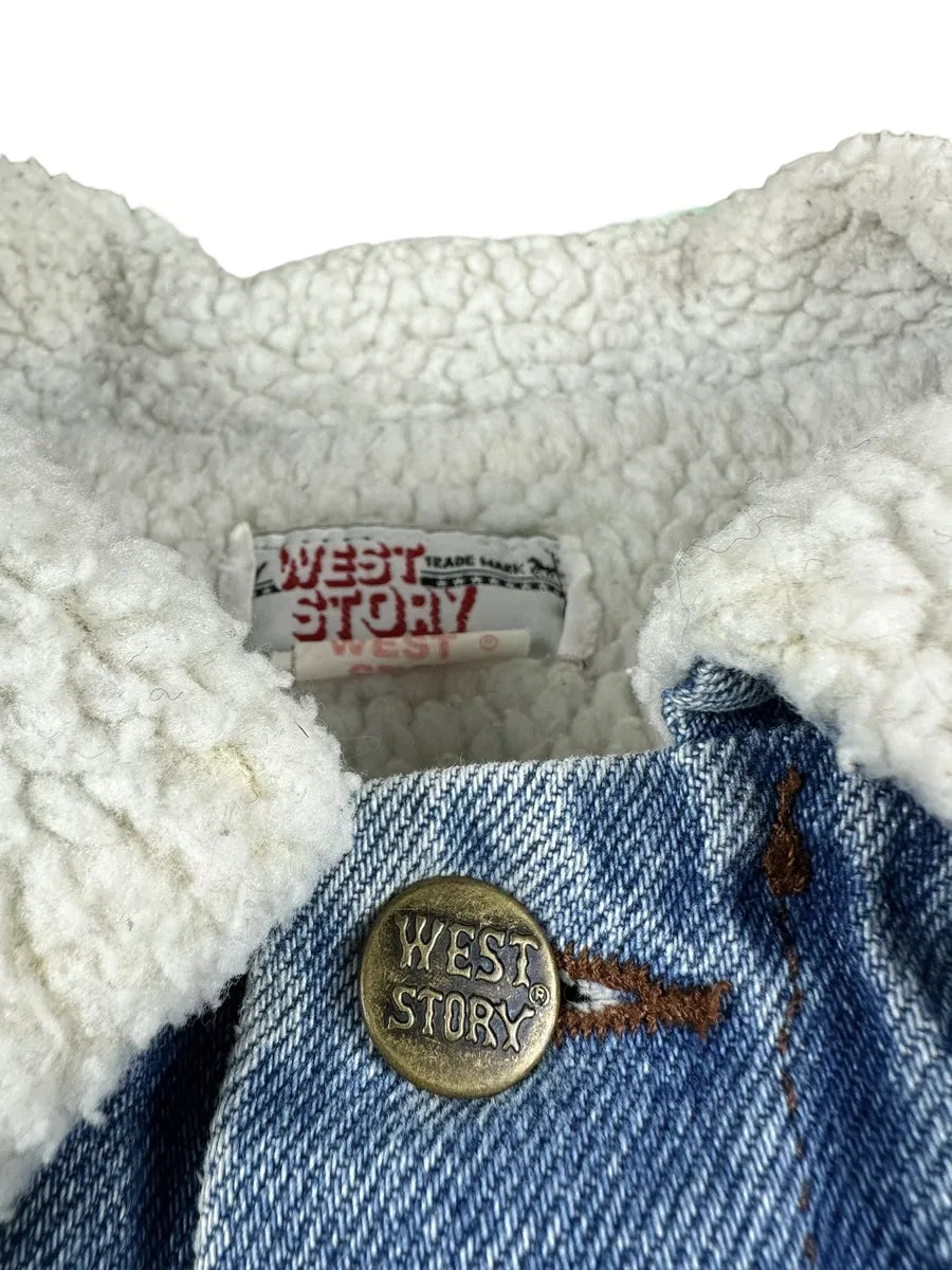 Giubbotto di Jeans vintage Sherpa Tracker