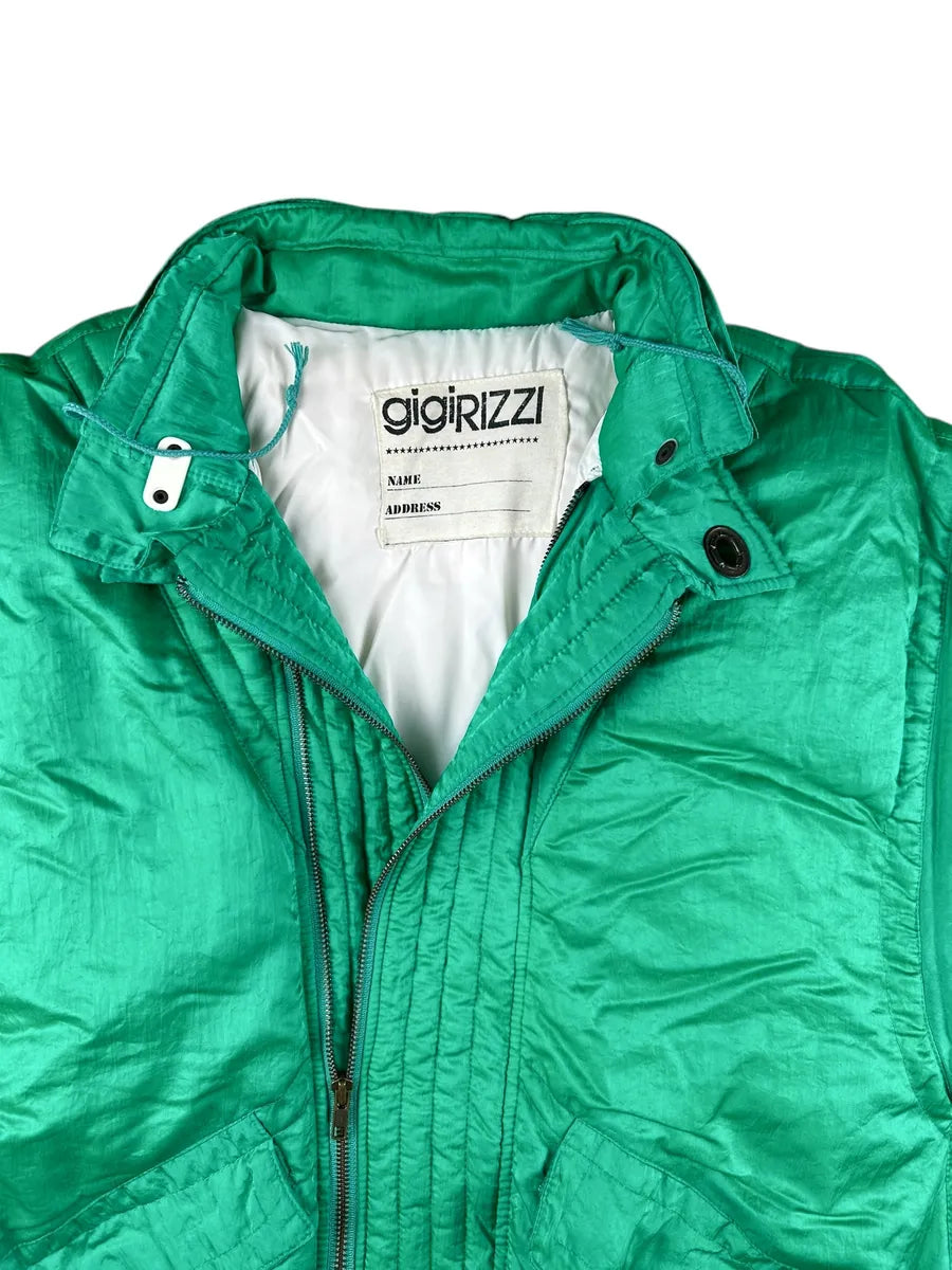 Piumino vintage in vera piuma Gigi Rizzi