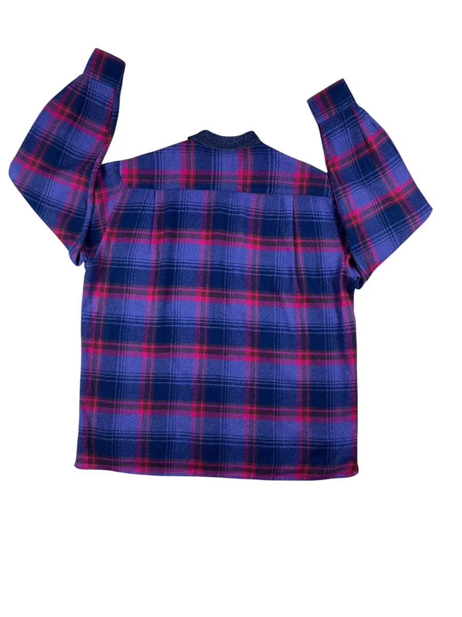 Camicia in flanella vintage da uomo anni ’90 a quadri