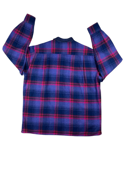 Camicia in flanella vintage da uomo anni ’90 a quadri