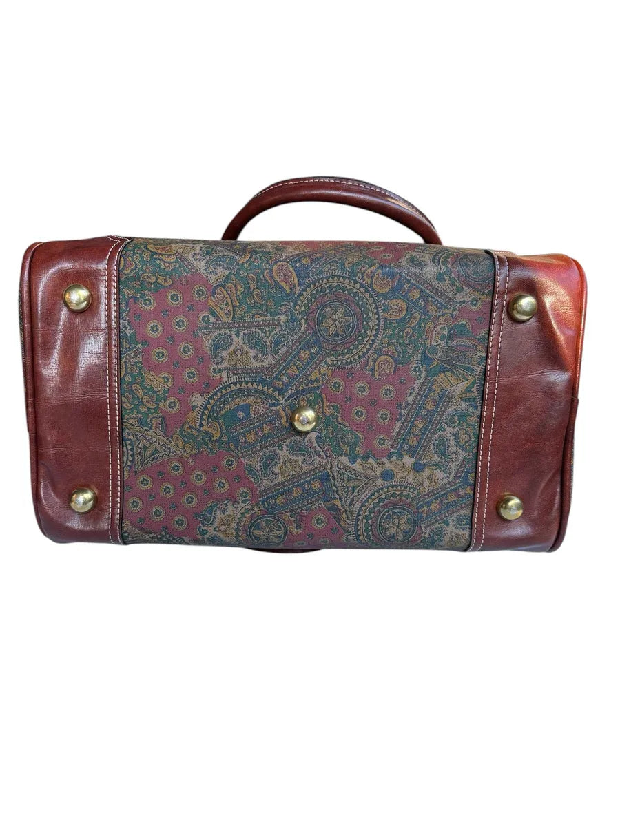 Borsa vintage in pelle e motivo Paisley Schneiders