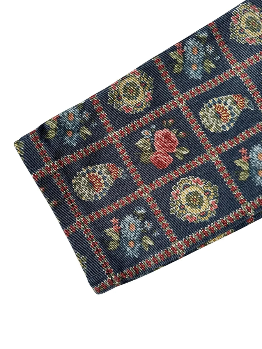 Jeans vintage da donna con fantasia floreale
