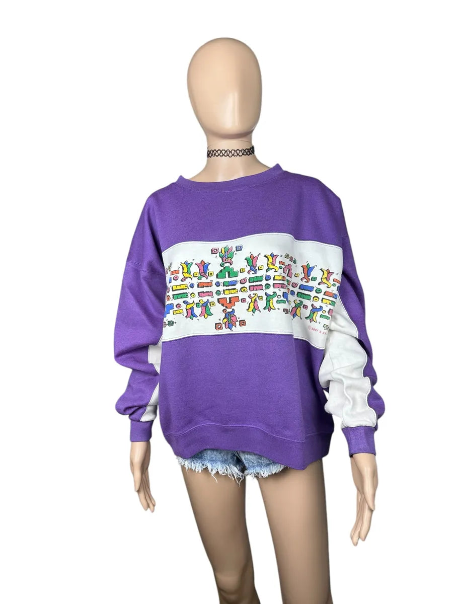 Felpa vintage senza cappuccio da donna